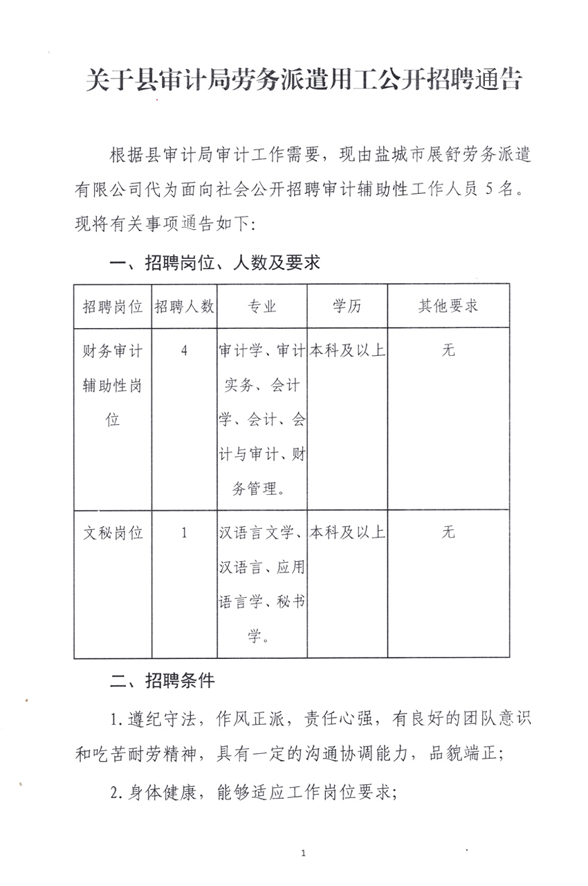 阜南縣審計局最新招聘公告詳解