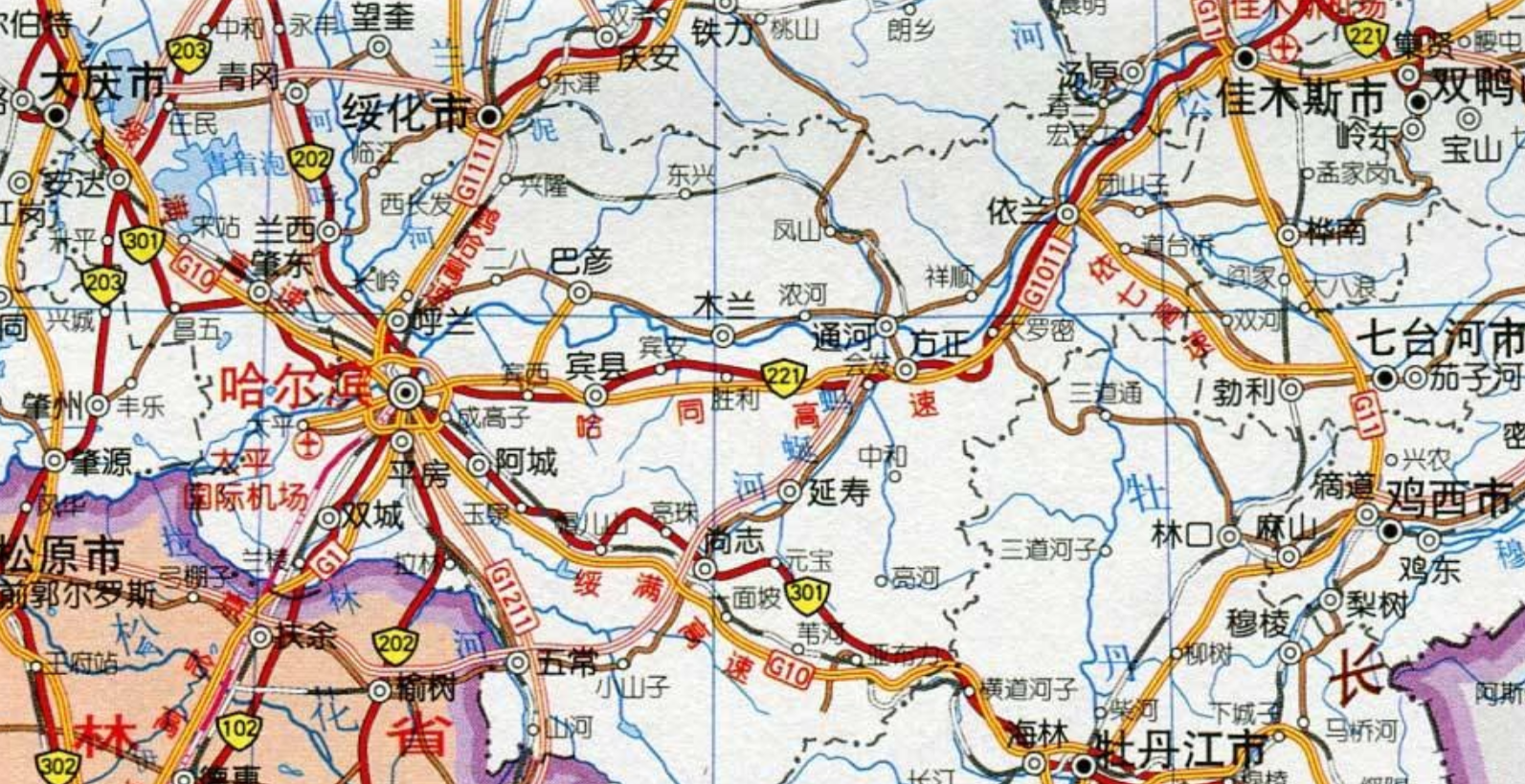 黑龍江省最新公路地圖全面解析