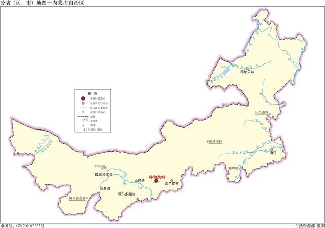 內蒙古地圖高清最新版，探索壯美景色與豐富資源的寶藏之地