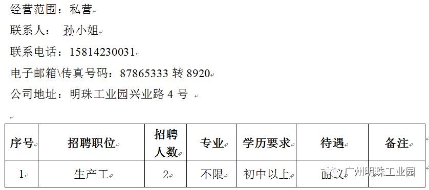 尉氏南環廠區最新招聘啟事，職位空缺與職業發展機會